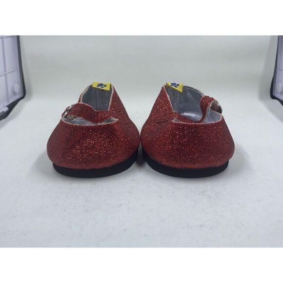 Build A Bear Workshop Ruby Slippers Shoes Red Glitter BABW Accessories - Picture 4 of 6